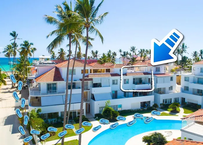 Penthouse Las Terrazas On Bavaro Beach Pool Wifi Bbq 6Guests Parking Pickup