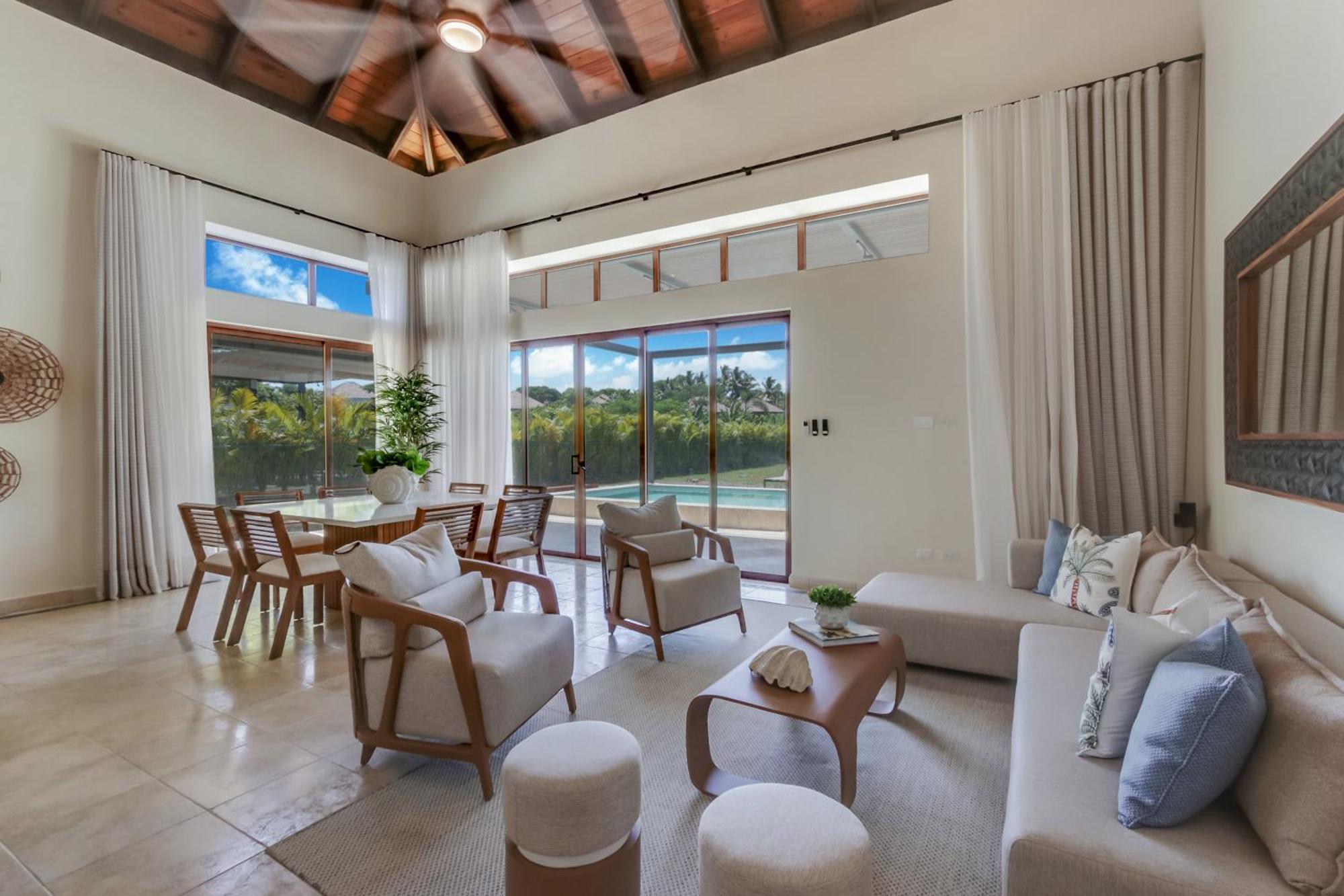 Luxury Cap Cana With 3 Bedrooms, Plunge Pool, Maid, And Golf Course Access Pousada