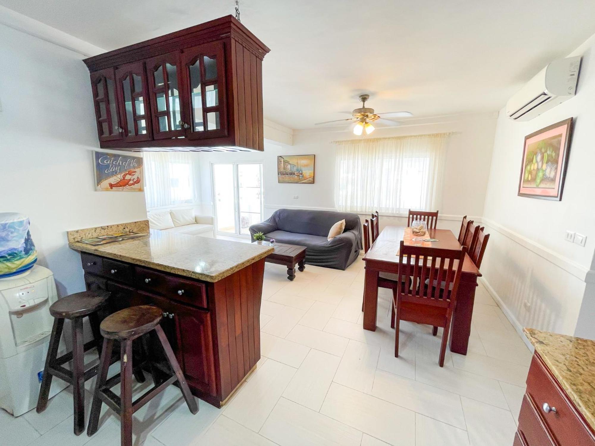 Caribbean Paradise Ocean Breeze With View Los Corales Bbq Wifi Beach Club & Spa