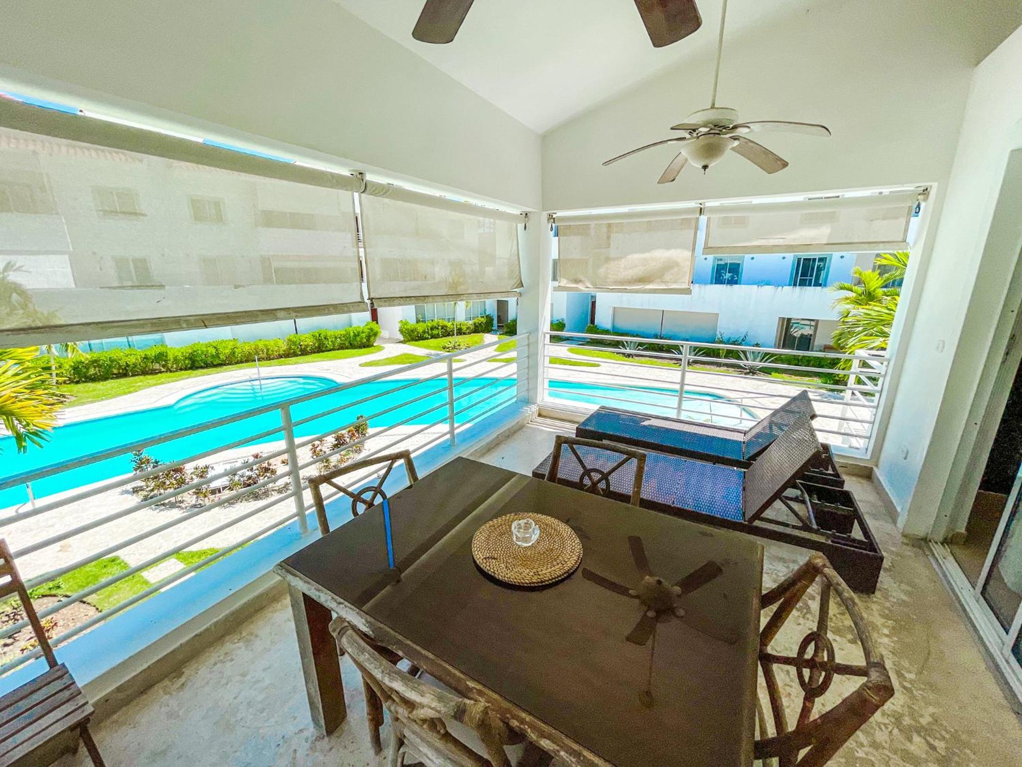 Caribbean Paradise Ocean Breeze With View Los Corales Bbq Wifi Beach Club & Spa Punta Cana