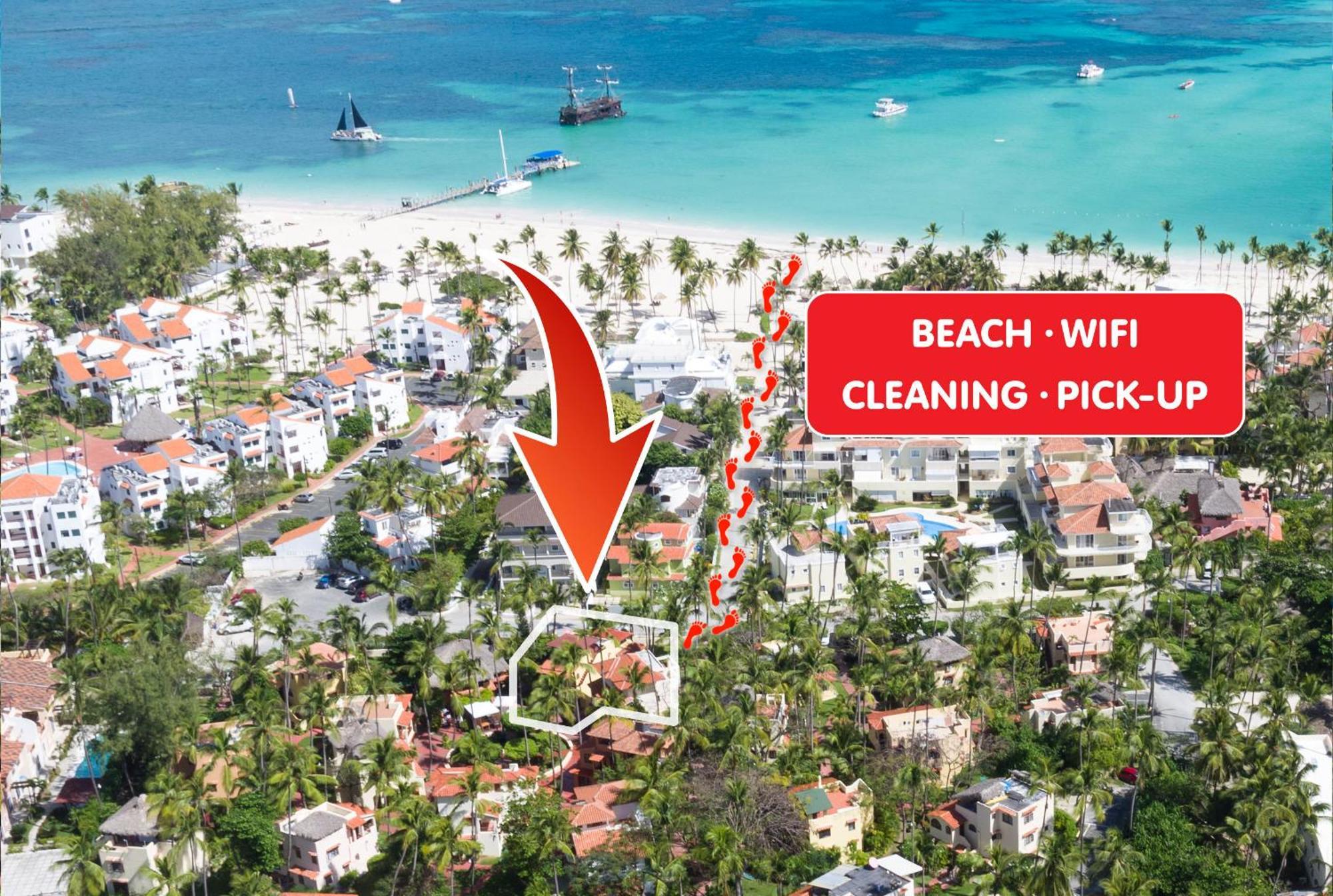 Caribbean Villas And Suites - Playa Los Corales - Wifi, Beach Club Punta Cana