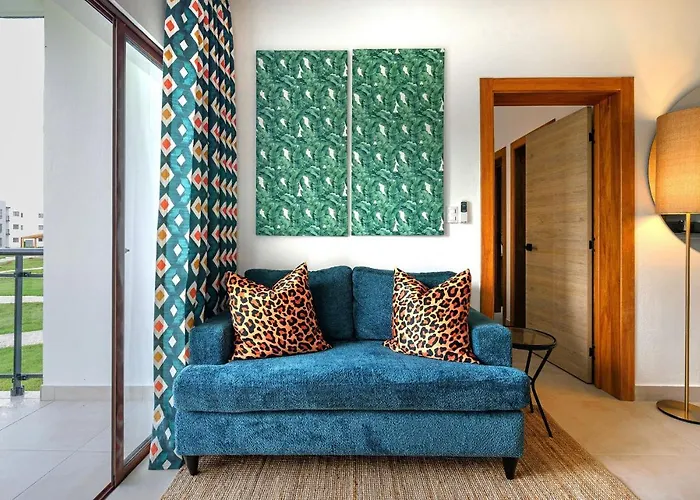 Apartamento Con Piscina, Gimnasio Y Acceso A Playa