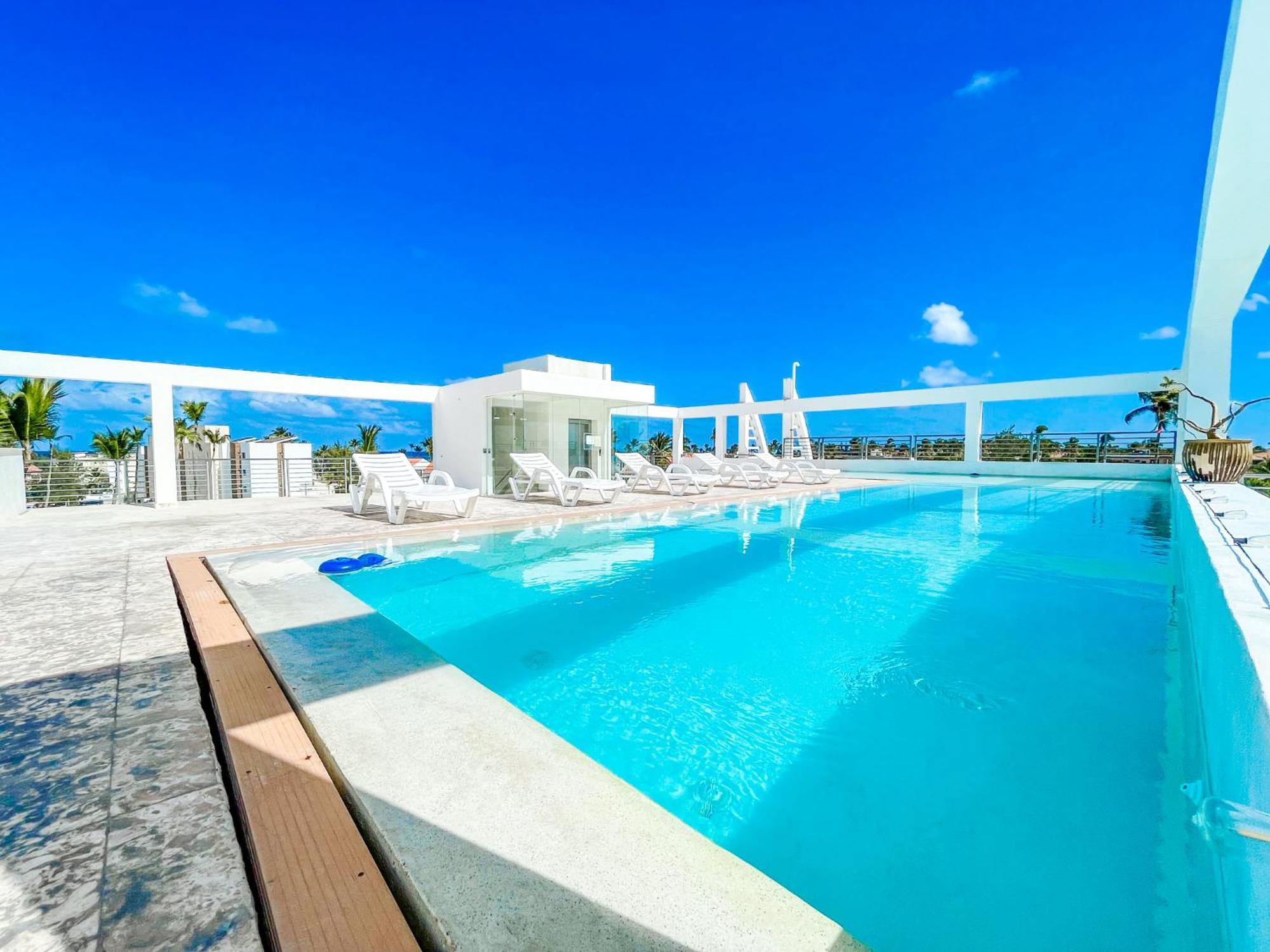 Hotel Rooftop Pool Dukassi Sol Caribe Beach Bavaro Club & Spa Punta Cana