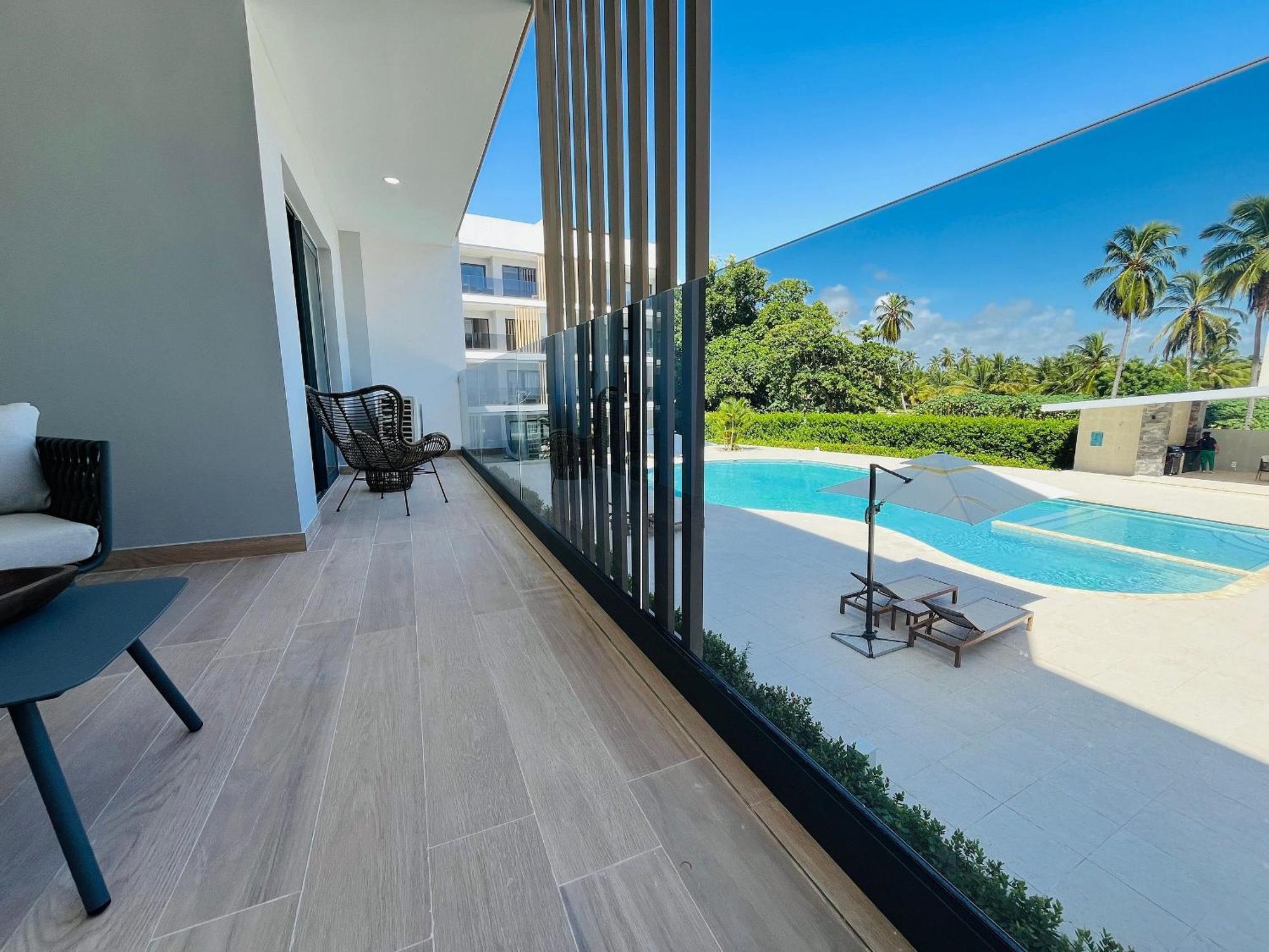 Apartment New Pool Views Sausalito Residencial Close To Playa Bavaro Punta Cana