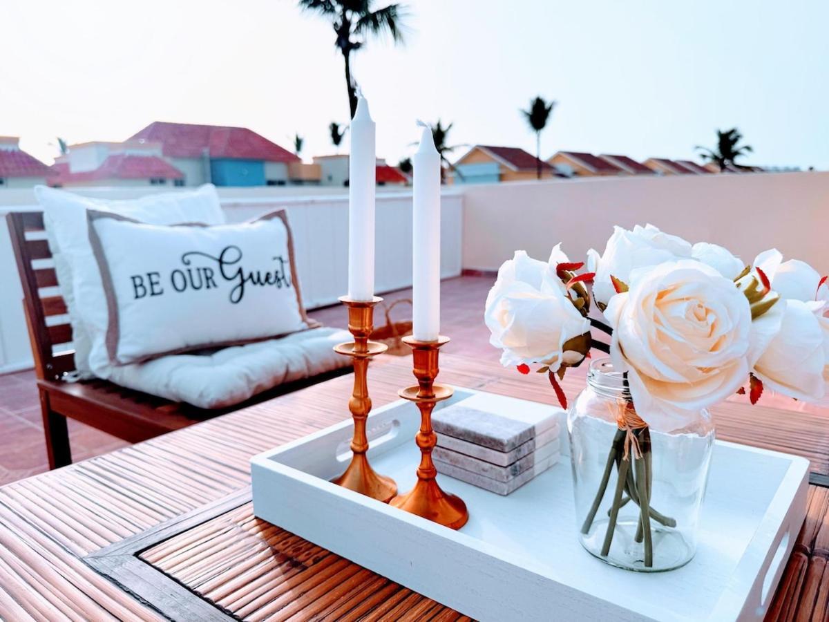 Rooftop, Pool View, Walk To Beach, Dining, Shops Apartment Punta Cana
