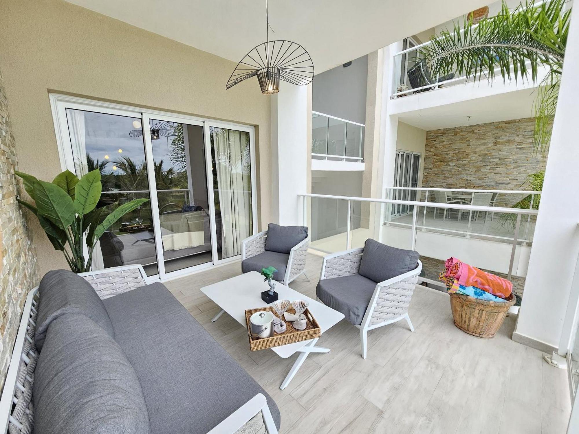 Luxury With Pool Golf View In Hard Rock Golf Apartment Punta Cana