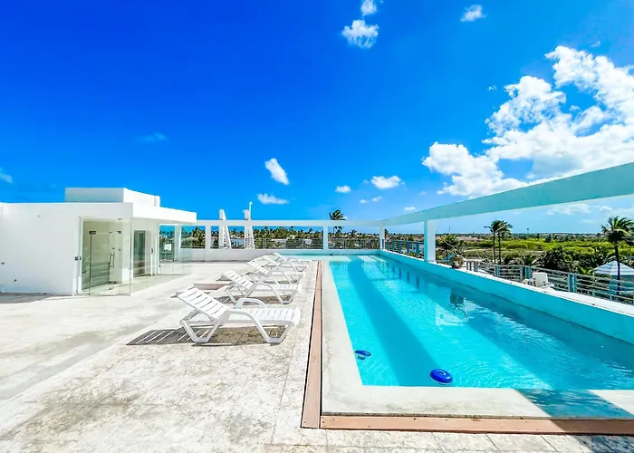 Rooftop Pool Ducassi Tropicana Studio Suites Deluxe Hotel Beach Club & Spa