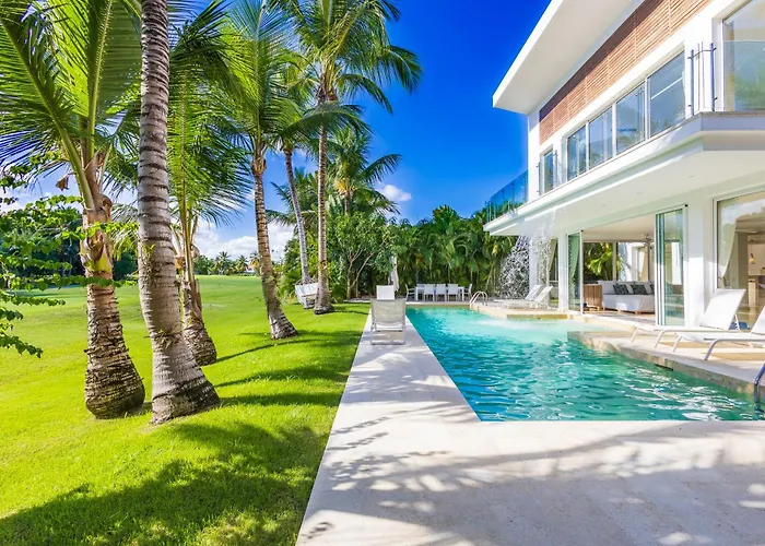 Luxury Rentals In Punta Cana - Exclusive Waterfall Villa With Private Pool, Bbq, Maid, Golf