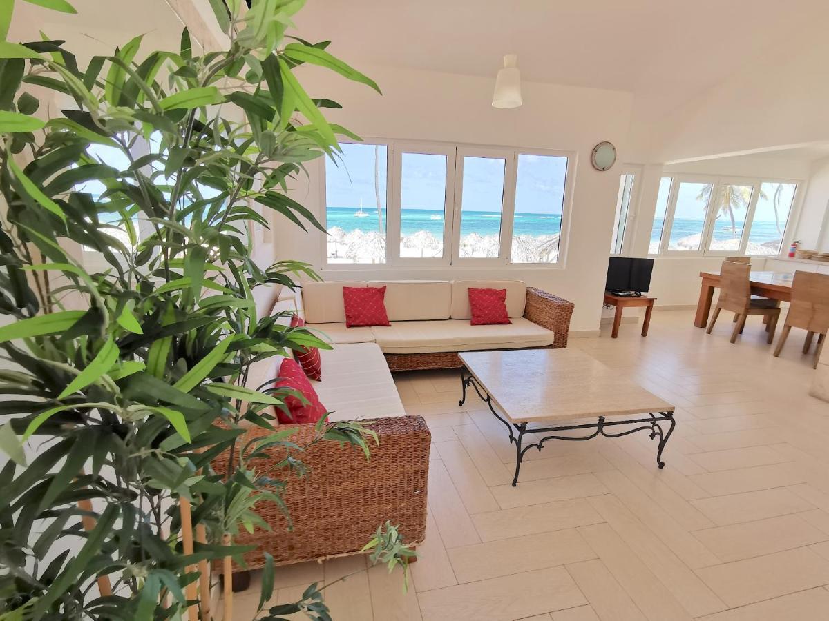 Villa Hermosa Frente Al Mar En Playa Bavaro 10 Huespedes Wifi Bbq