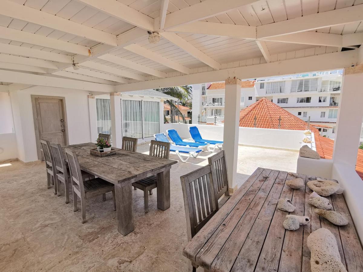 Villa Hermosa Frente Al Mar En Playa Bavaro 10 Huespedes Wifi Bbq *