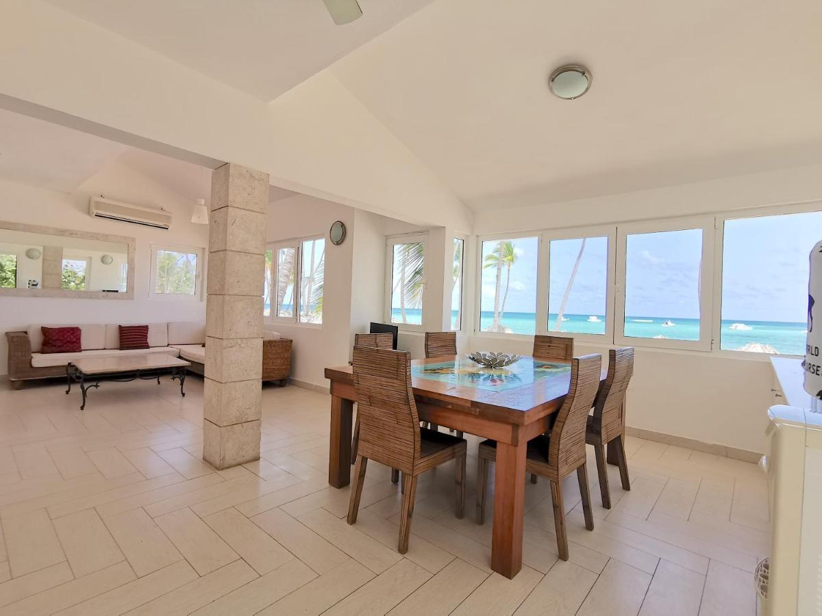 Villa Hermosa Frente Al Mar En Playa Bavaro 10 Huespedes Wifi Bbq *