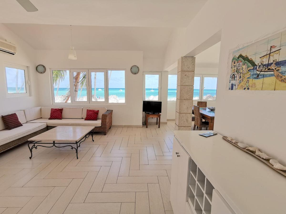 Hermosa Frente Al Mar En Playa Bavaro 10 Huespedes Wifi Bbq Villa *