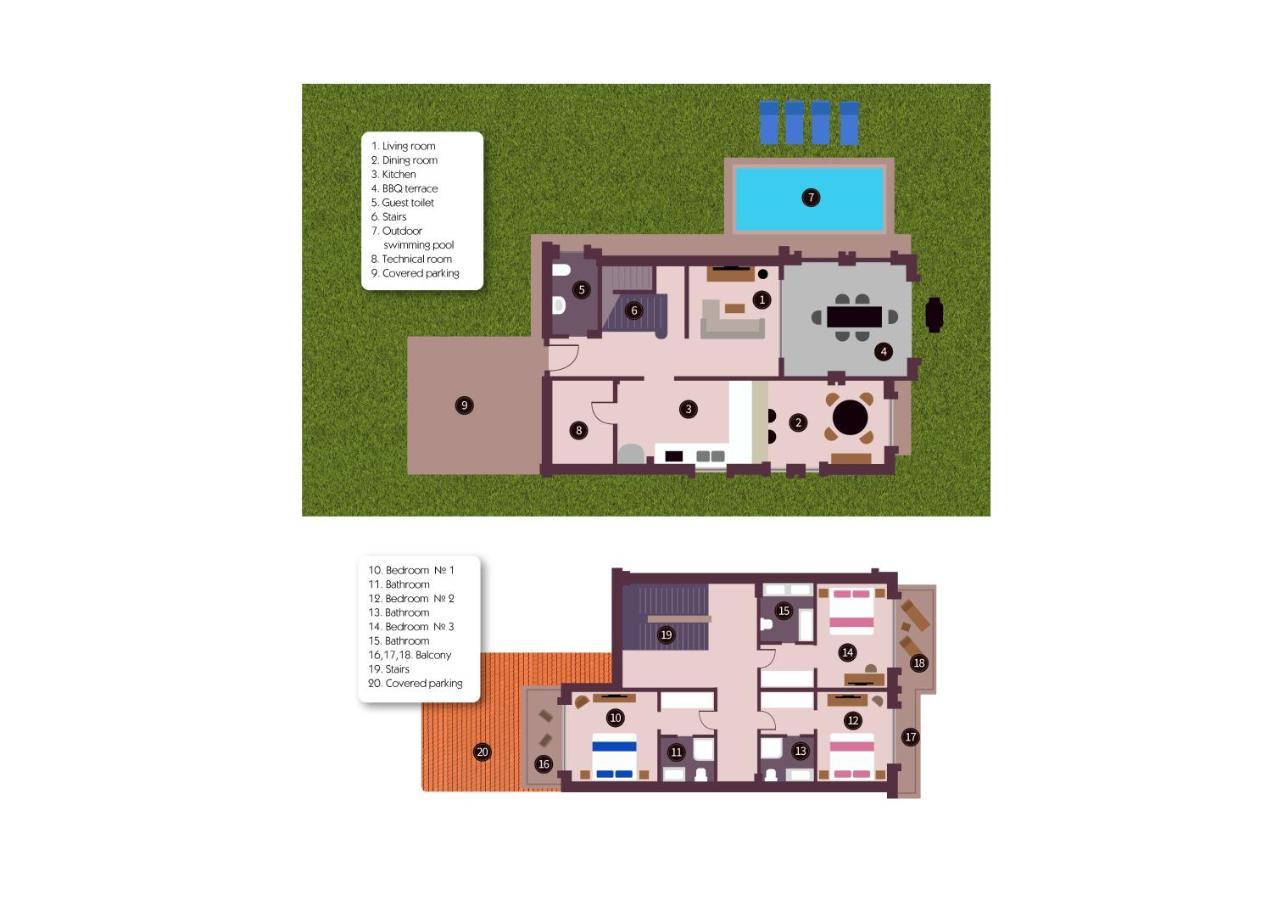 Private Laperla Iberosta 3bdr, Pool, Beach, Wifi Pousada Punta Cana