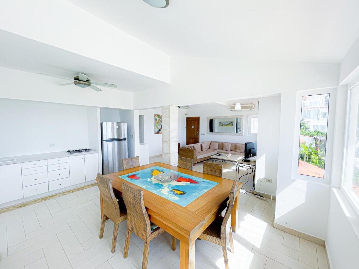 Oceanfront Sea View 4bedrooms 10 Ppl Wifi Club & * Punta Cana