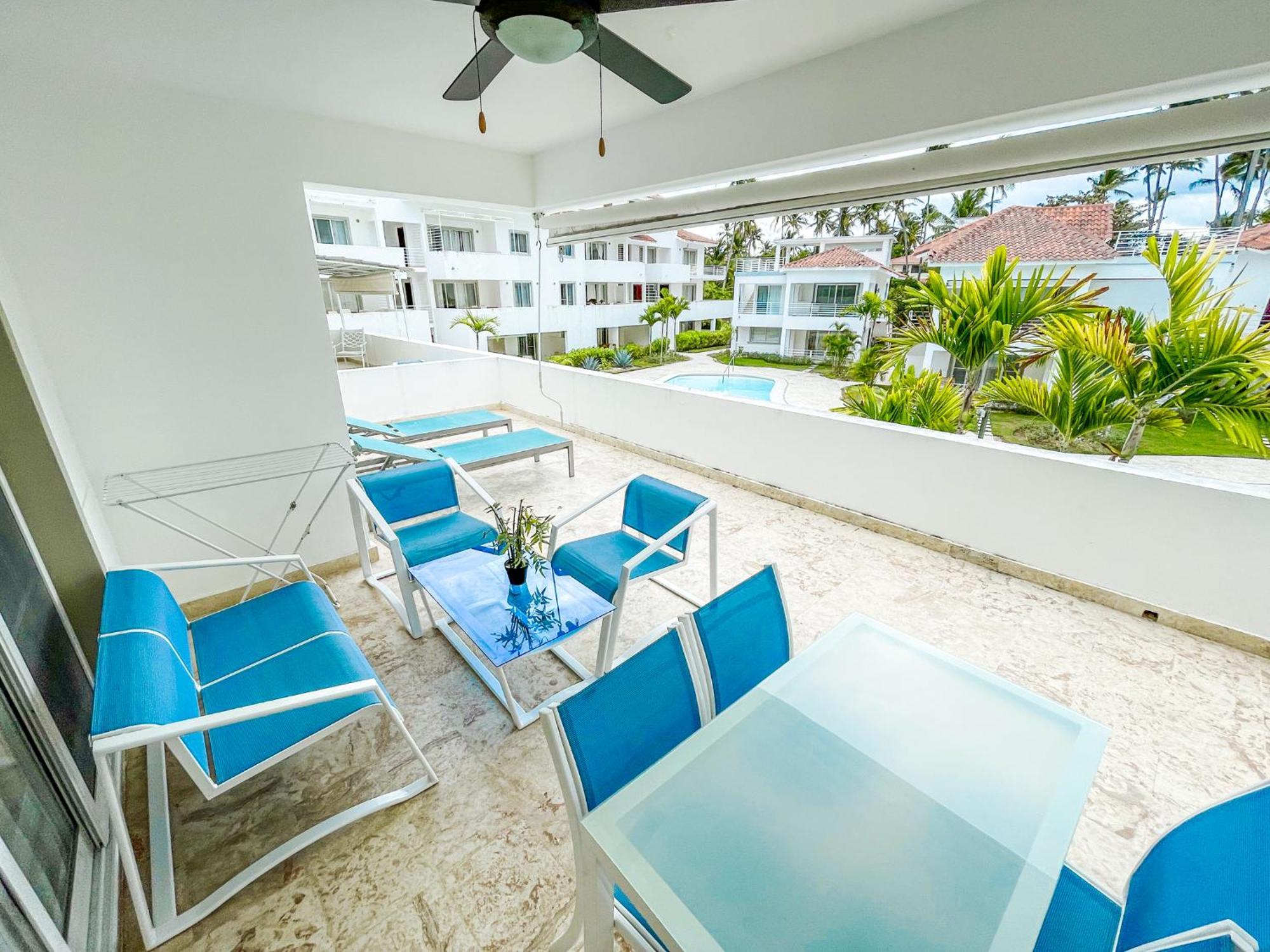 & Ocean & Garden View Vacation Long Term Bavaro Los Corales Apartamento