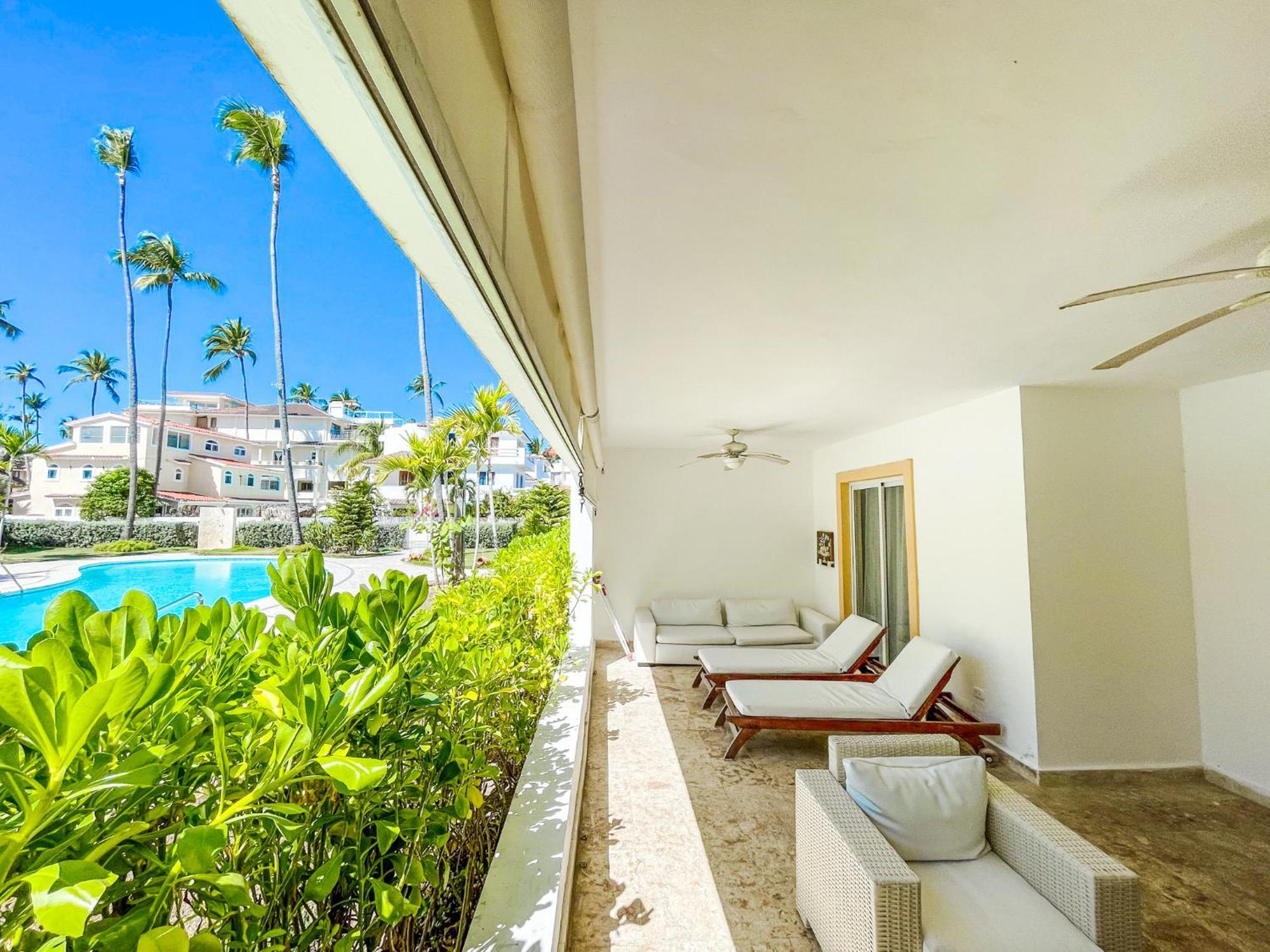 Apartamento & Ocean & Garden View Vacation Long Term Bavaro Los Corales Punta Cana