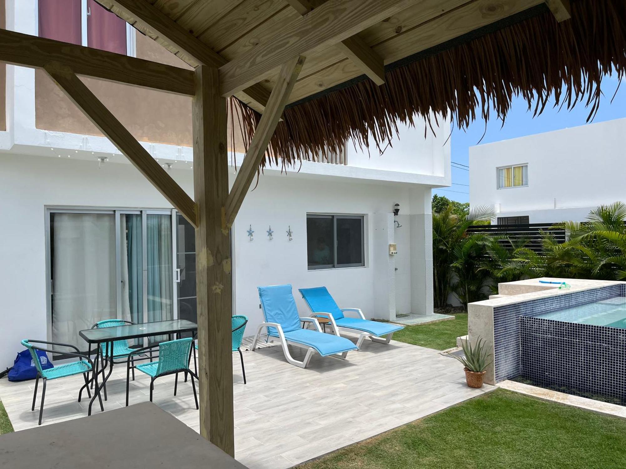 Familiar Pc-private Pool, Bbq, 15 Mnts From Airport Punta Cana