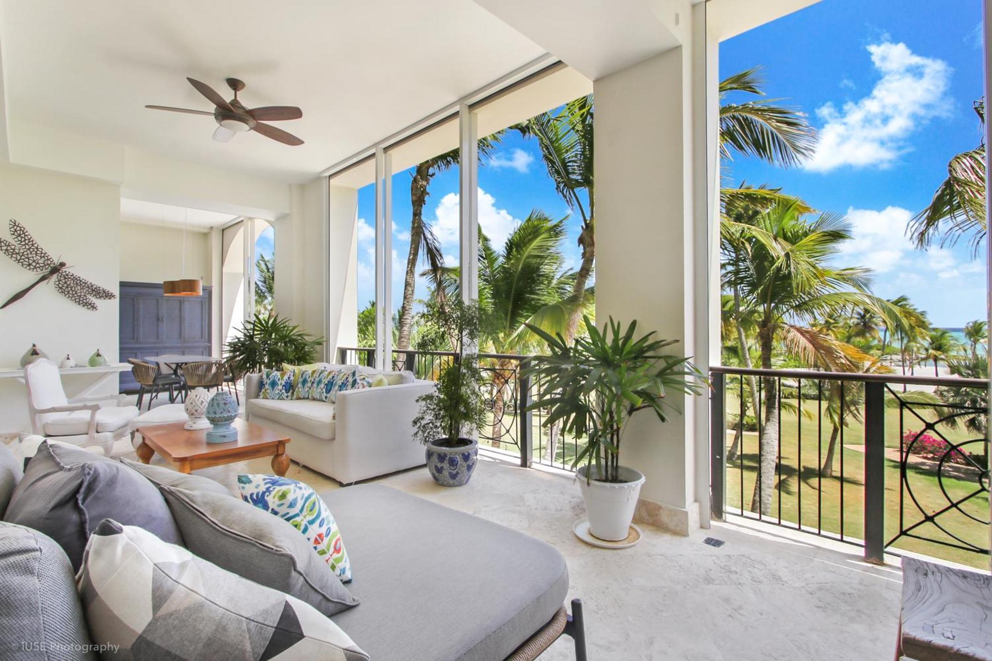 Aqm Beachfront Paradise! 3bdr At Api Beach, Cap Cana *