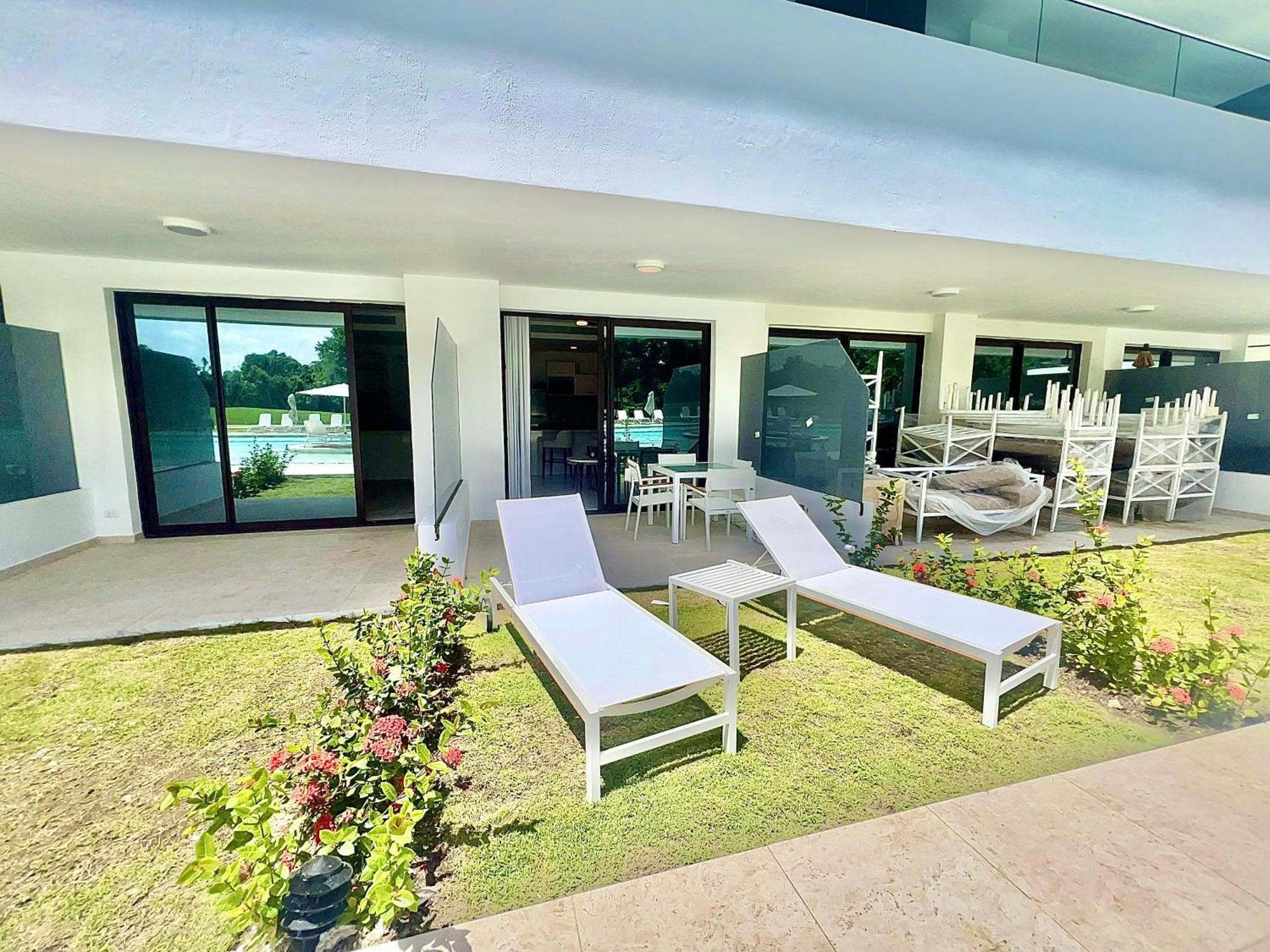 Espectacular En Cana Rock Star Acceso Directo A La Piscina Y Vista Golf G-115 Apartment *