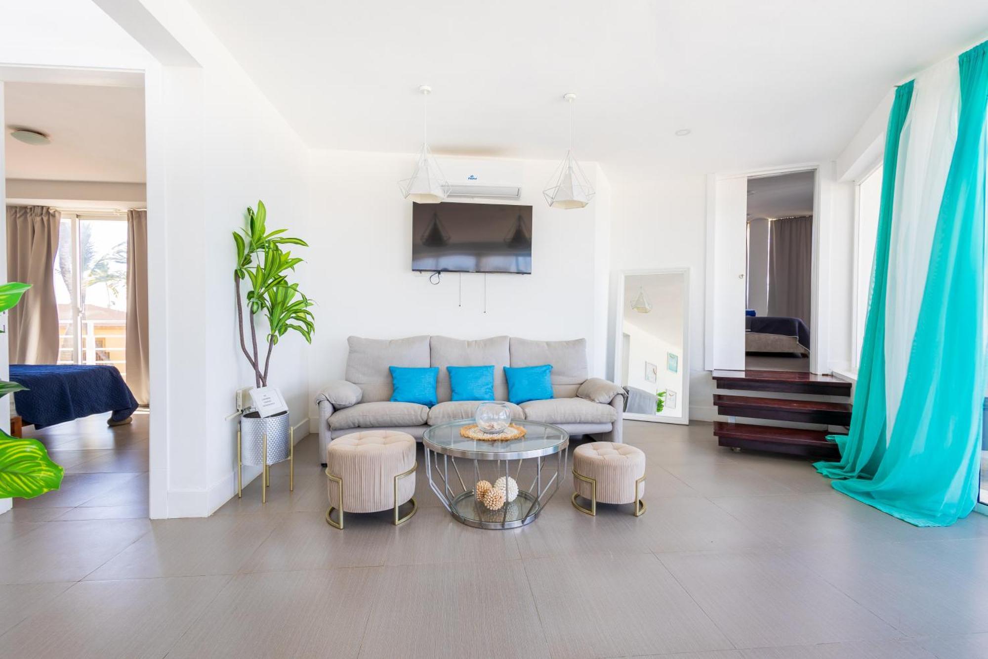 Apartamento Dream Beachfront - 4-bedroom Penthouse With Rooftop Bbq & Ocean Views