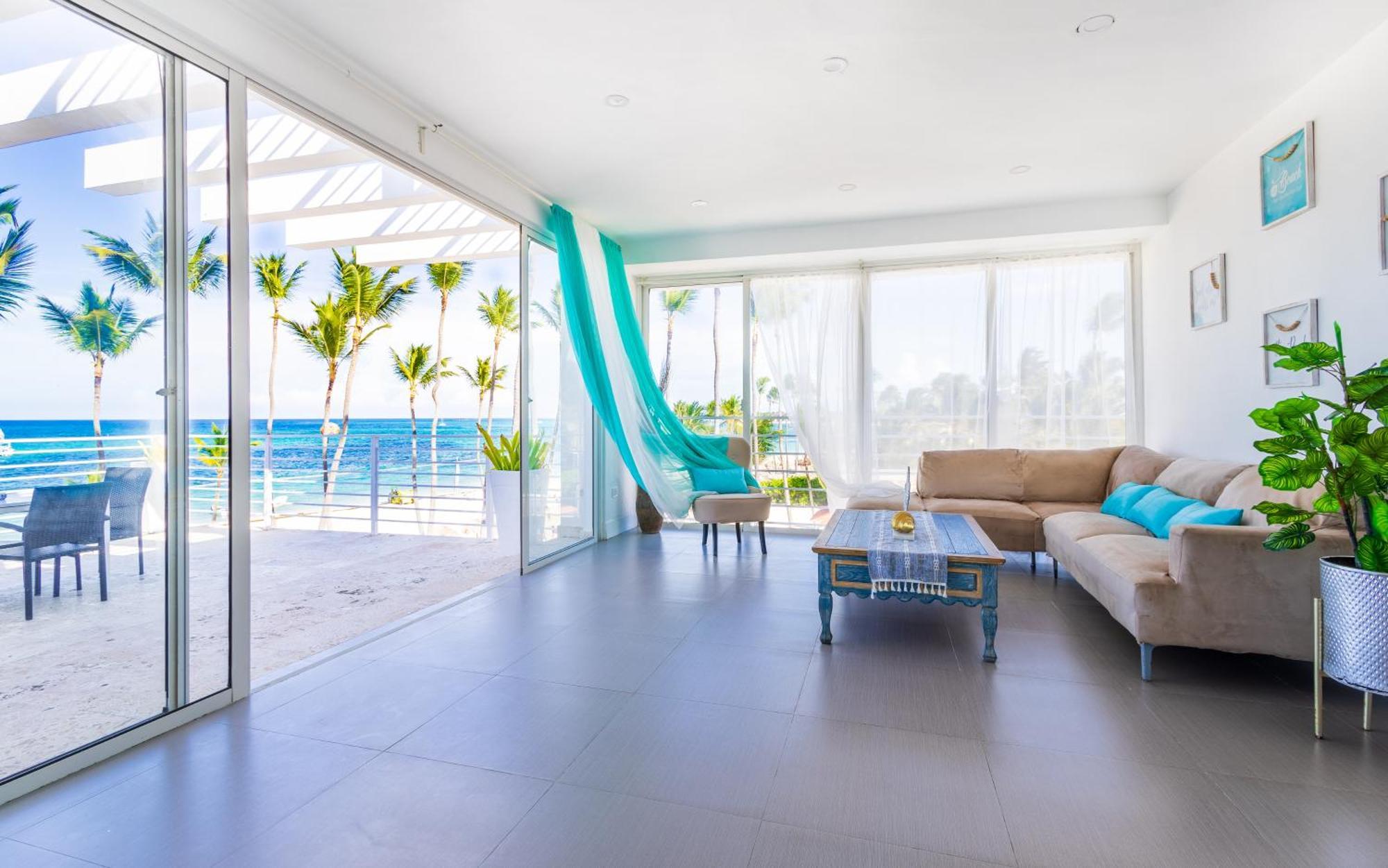 Apartamento Dream Beachfront - 4-bedroom Penthouse With Rooftop Bbq & Ocean Views