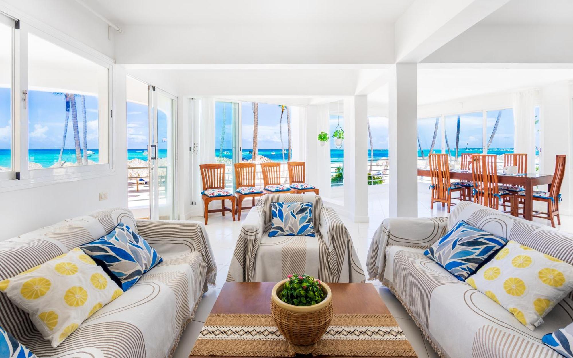 Apartamento Prime Ocean View - 3-bedroom Getaway With Private Terrace On Bavaro
