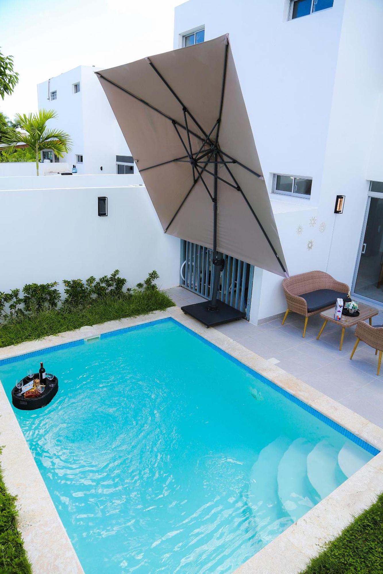 Casa Tropical Con Piscina Privada Pousada