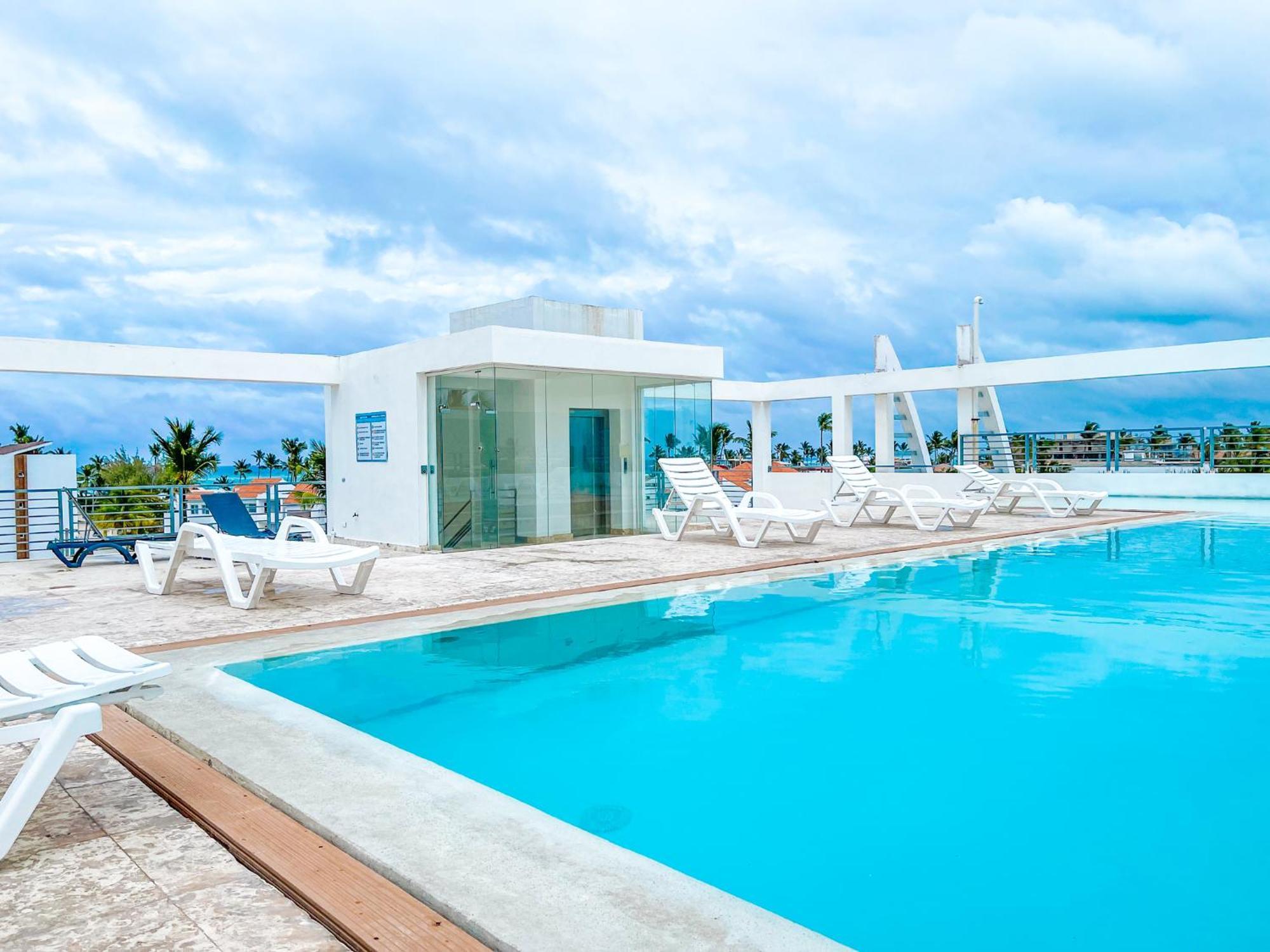 Rooftop Pool Ducassi Bavaro Beach Club & Spa Punta Cana