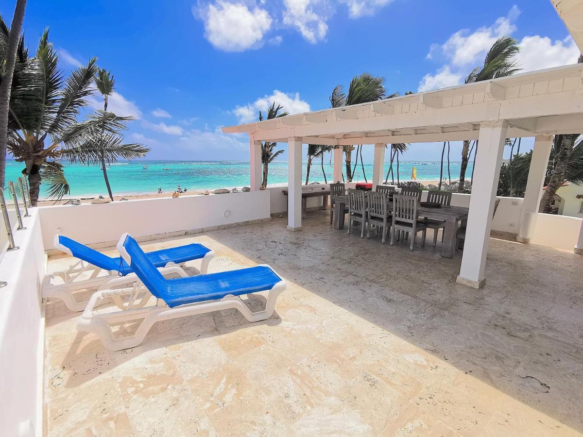 Ocean Front 10 Guests Wifi Bbq Bavaro Villa *
