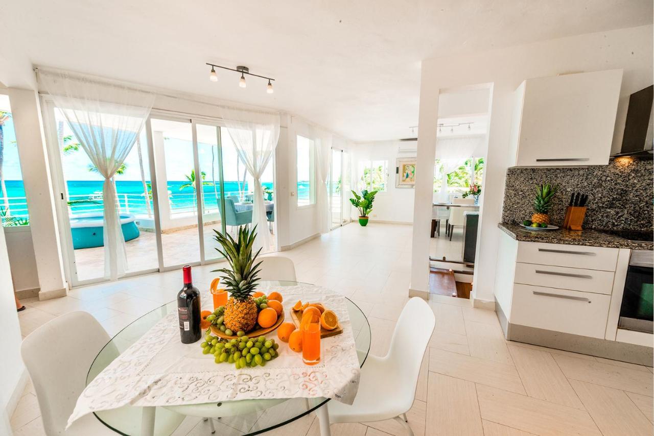 Apartment Beachfront For Rent - Ocean View, Private Terrace, And Bbq Punta Cana
