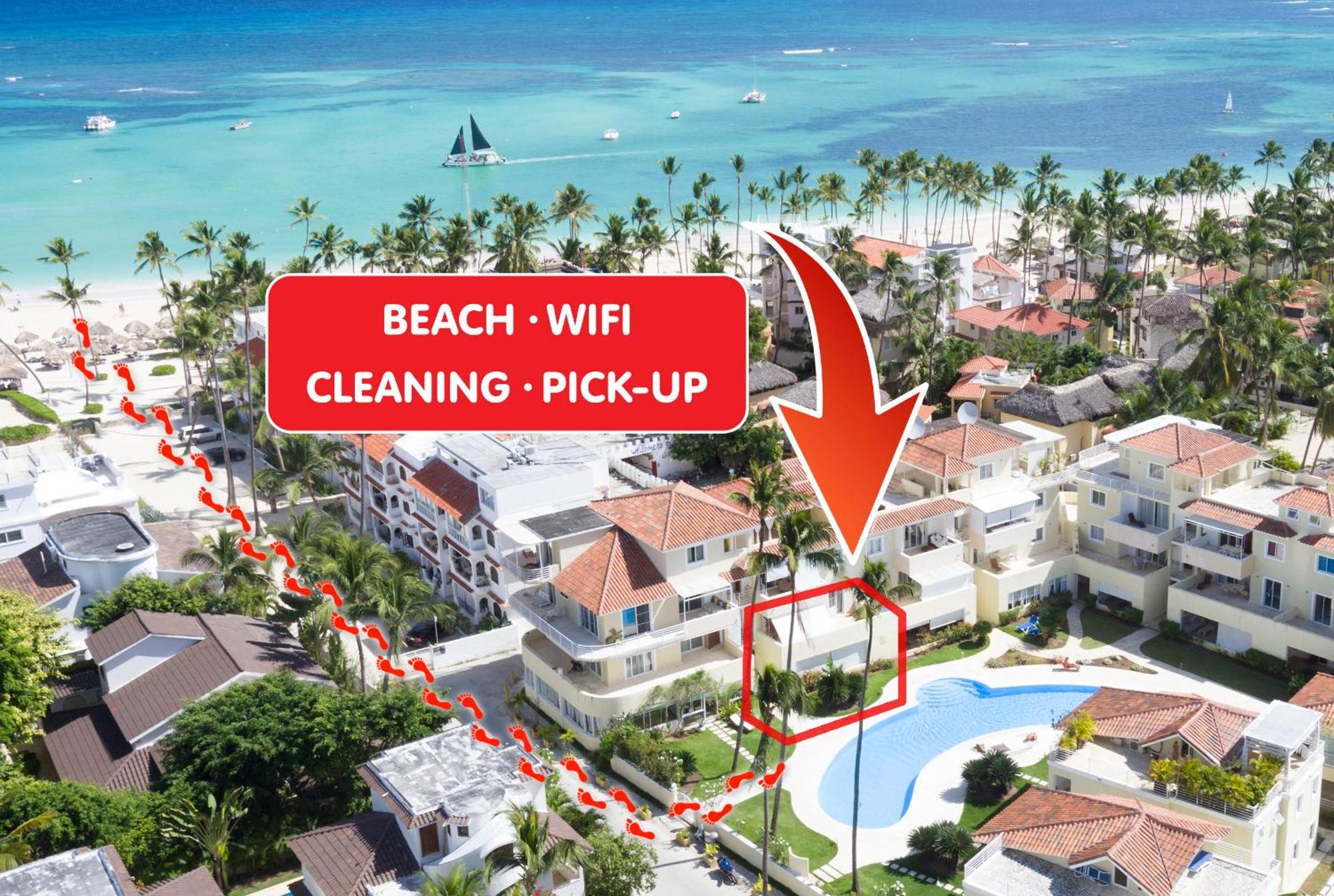 Caribbean Villas And Suites - Playa Los Corales - Wifi, Beach Club