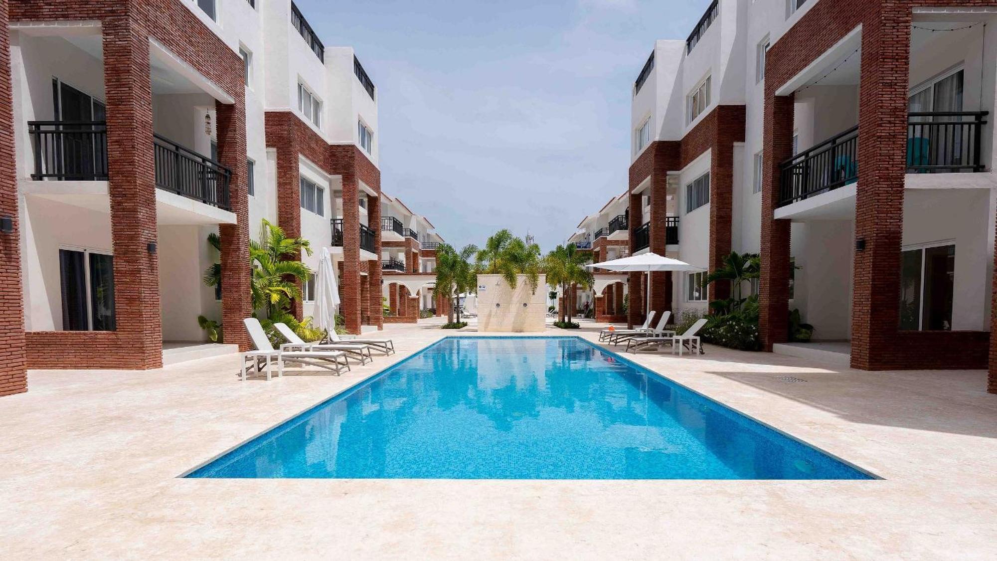 Charming 2bdr Pool View Walking To Bavaro Apartment Punta Cana