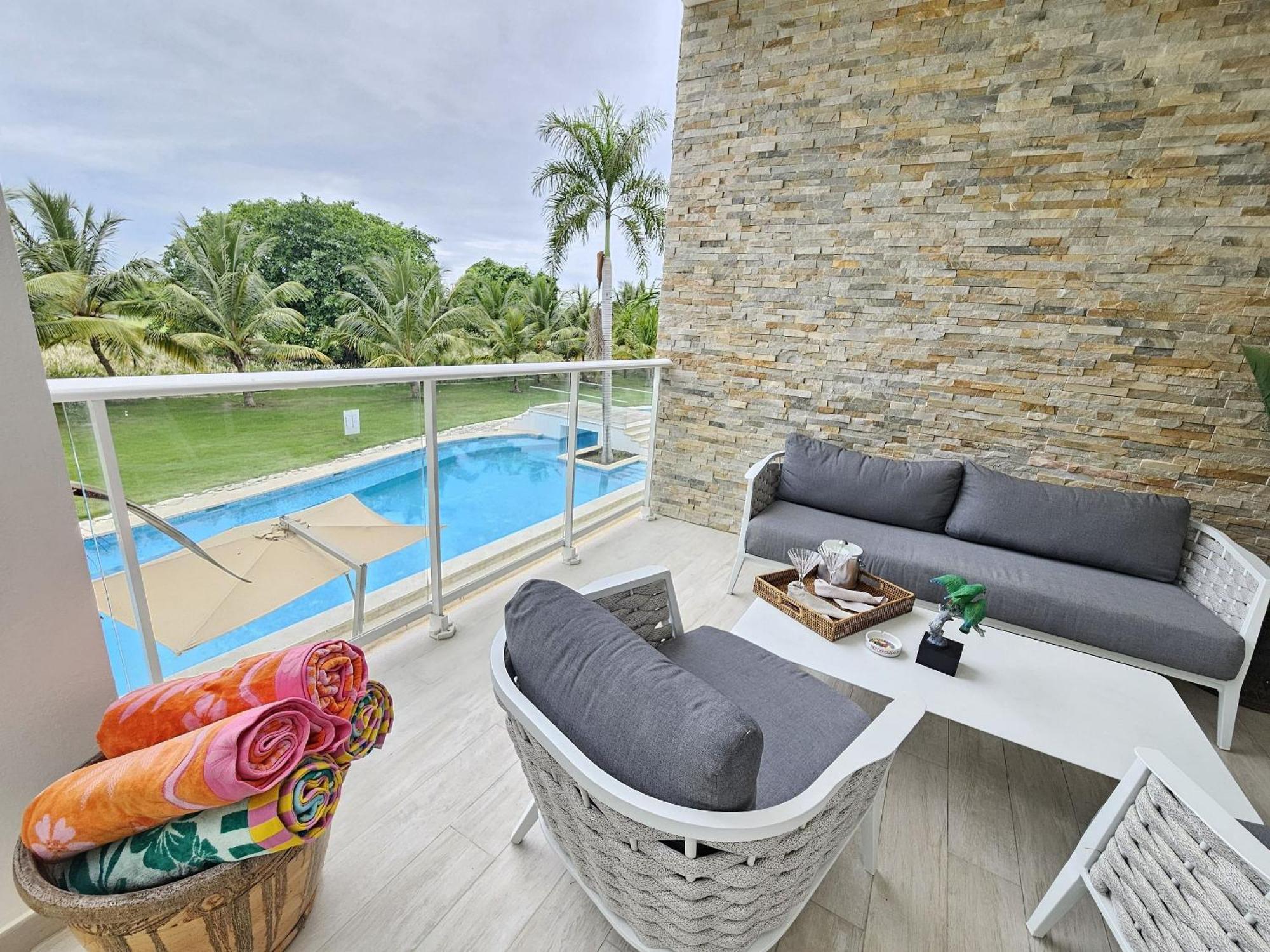 Luxury With Pool Golf View In Hard Rock Golf Apartment Punta Cana